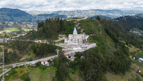 Santuario de la virgen del rocío ubicado en la ciudad de Cañar Ecuador photo
