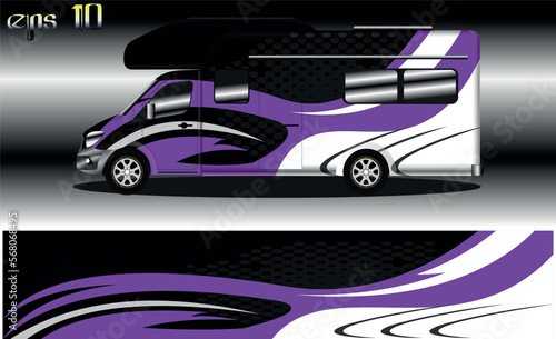 racing background vector for camper car wraps and more