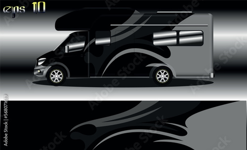 racing background vector for camper car wraps and more