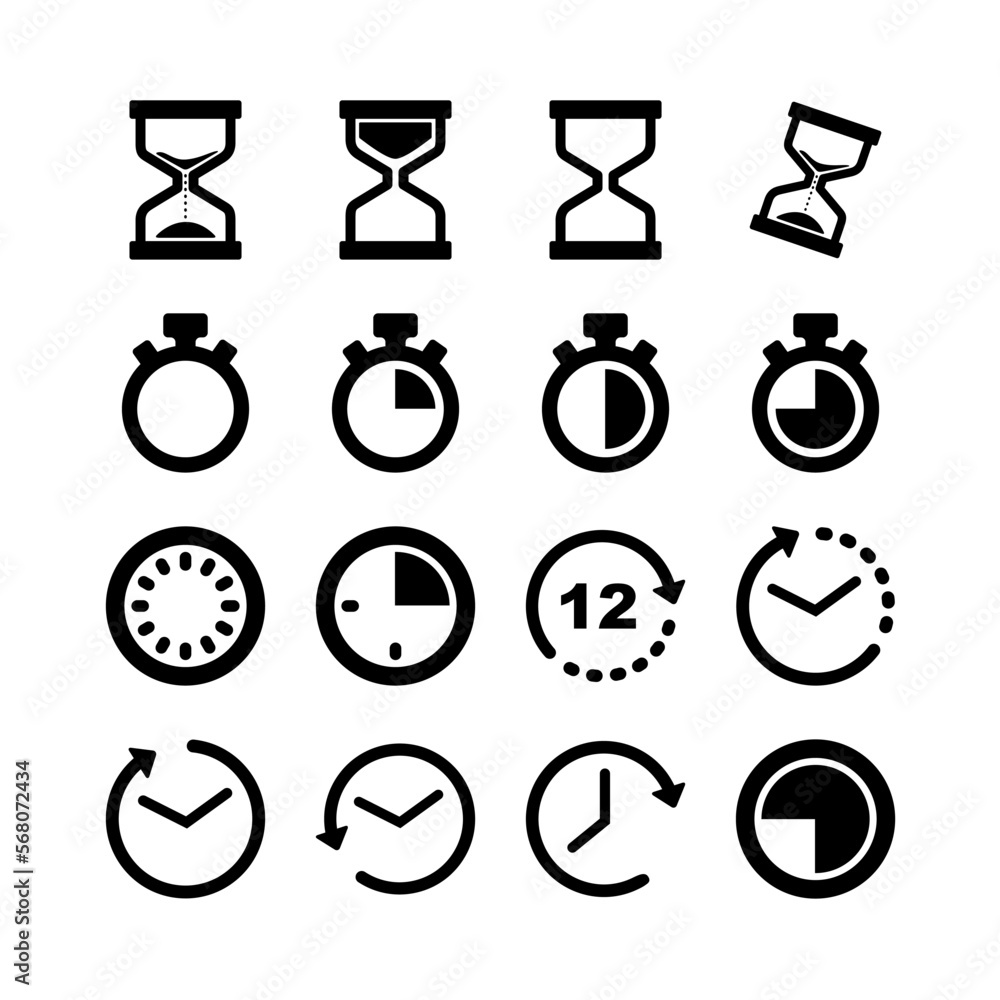 Timer Vector Icons Collection free Vector
Timer Vector Icons Collection free Vector