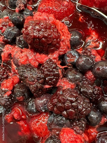 Berries Sauce Compote in a Bowl