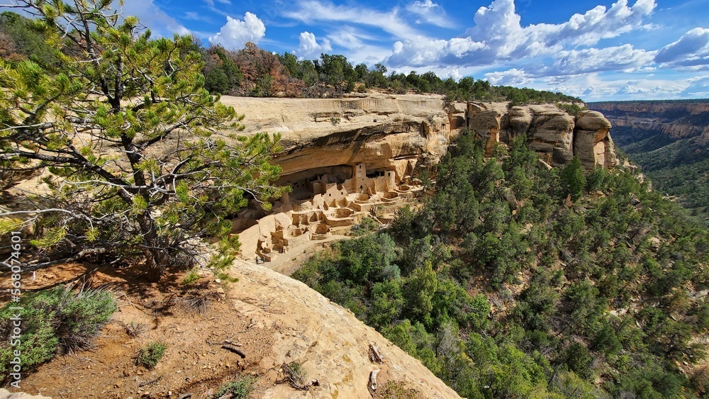 Mesa Verse National Park Cliff Palace, Houses build in Cliff