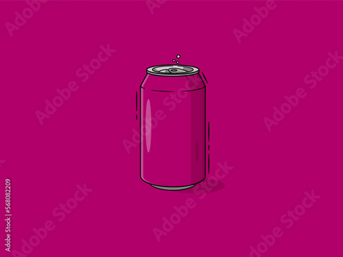 Soda Pop Can Vector Art Design