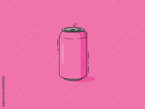 Soda Pop Can Vector Art Design
