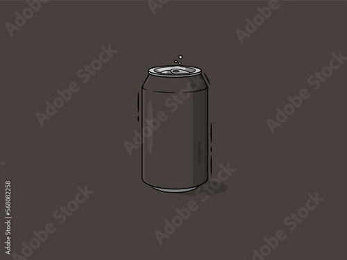 Soda Pop Can Vector Art Design