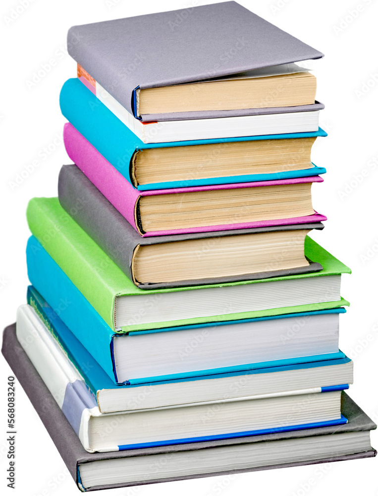 Stack of Books - Isolated Stack of Books - Isolated