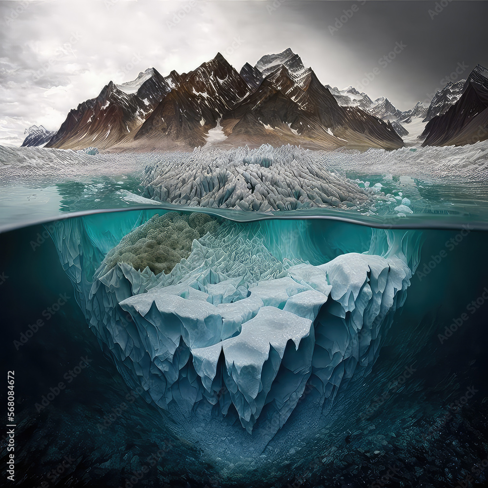 Stockillustratie AI El Calentamiento Global en Imágenes: Una Mirada a ...