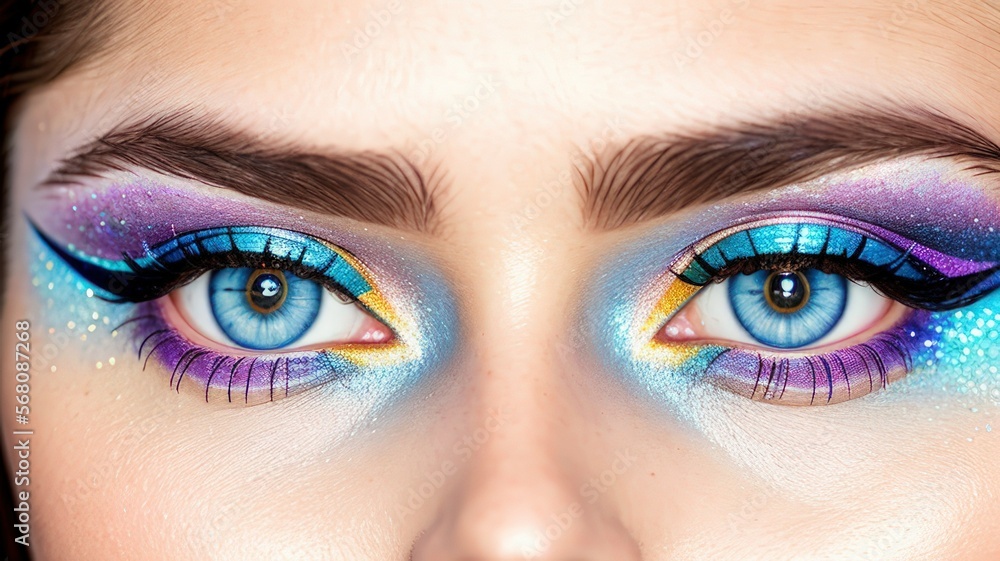 close up of woman eye with makeup close up of woman eye with makeup