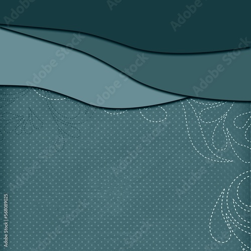 fond vert faire part