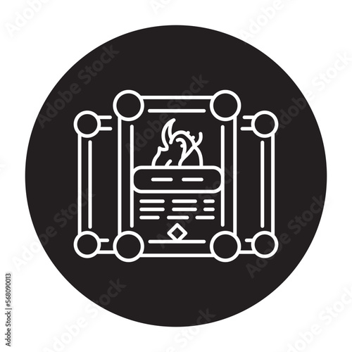 Gamefi cards color line icon. Blockchain technology in digital crypto art.