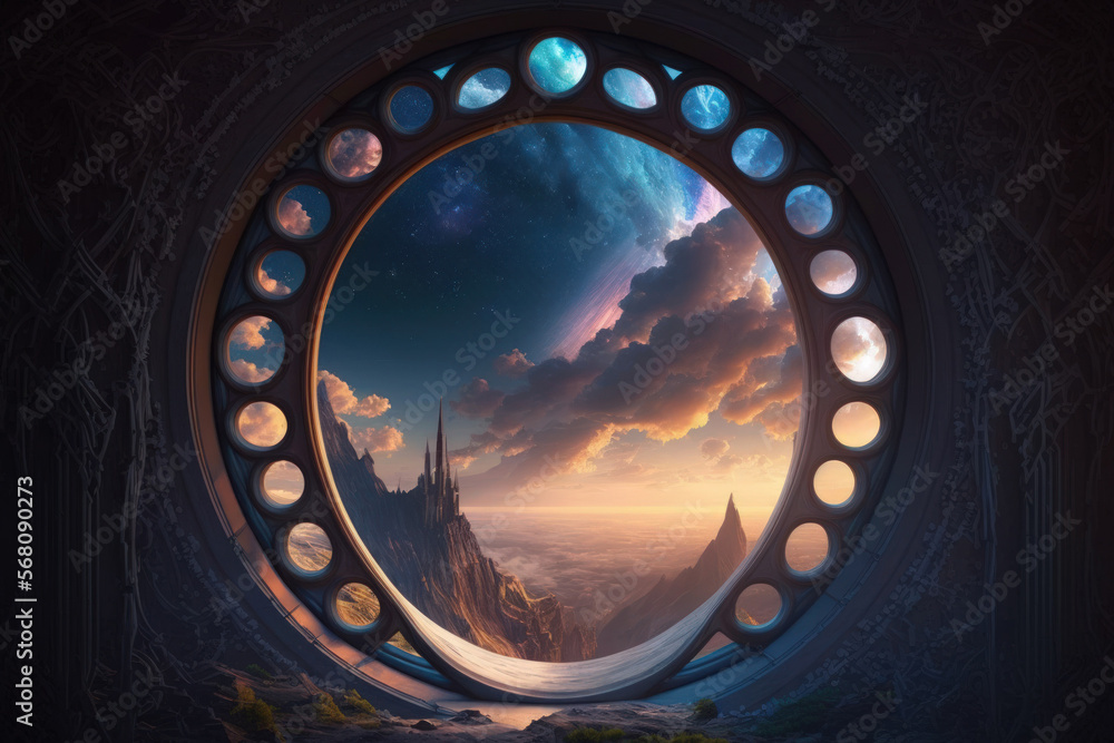 Magic Portal to an Additional World. Generative AI Magic Portal to an Additional World. Generative AI