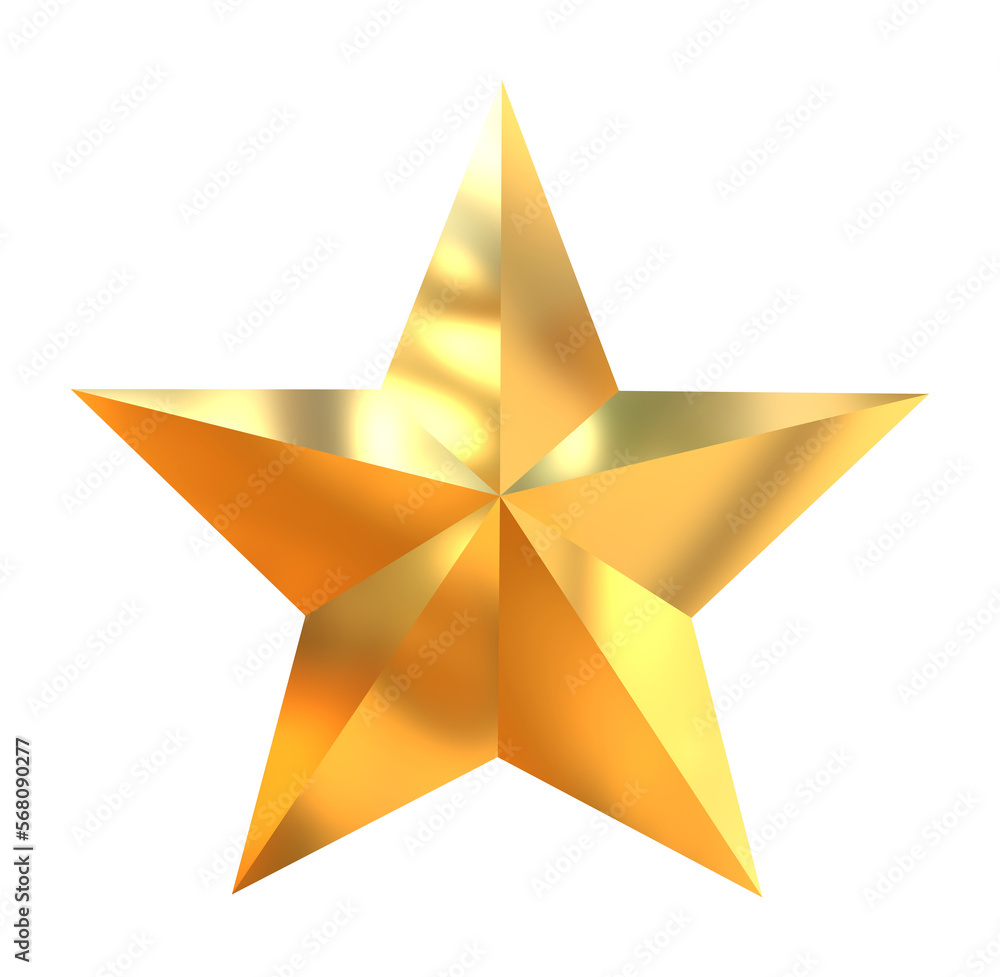 Golden christmas star isolated on white background. Golden christmas star isolated on white background.