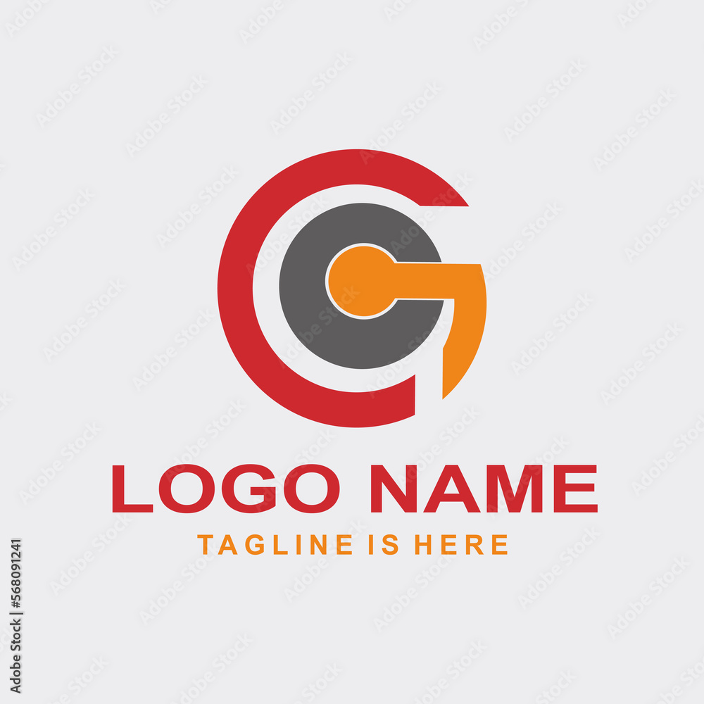 Go logo icon design template elements - vector sign Go logo icon design template elements - vector sign