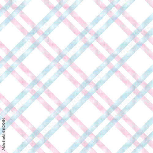 Simple lines seamless vector : Contrasting lines in pastel blue and pink. Used for kitchenware design, fashion fabrics or home interiors decorations.	