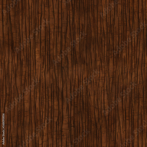 Seamless wood texture background. generative ai