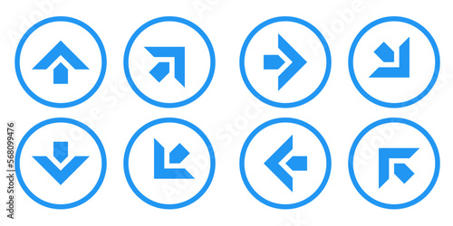 Free Download pointer icon set, arrow direction icon set
 - GFXLoad