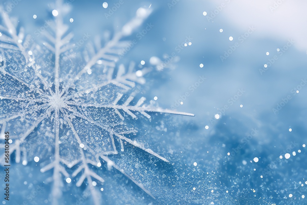 High-Resolution Image of Snowflake Showcasing its Unique and Striking ...