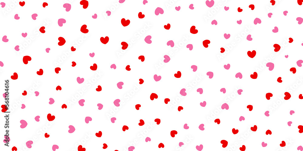 Ornate Happy Valentine's day background with Red love hearts in a simple and minimal style. Y2k aesthetic. Cute romantic pink hearts background print. Ornate Happy Valentine's day background with Red love hearts in a simple and minimal style. Y2k aesthetic. Cute romantic pink hearts background print.