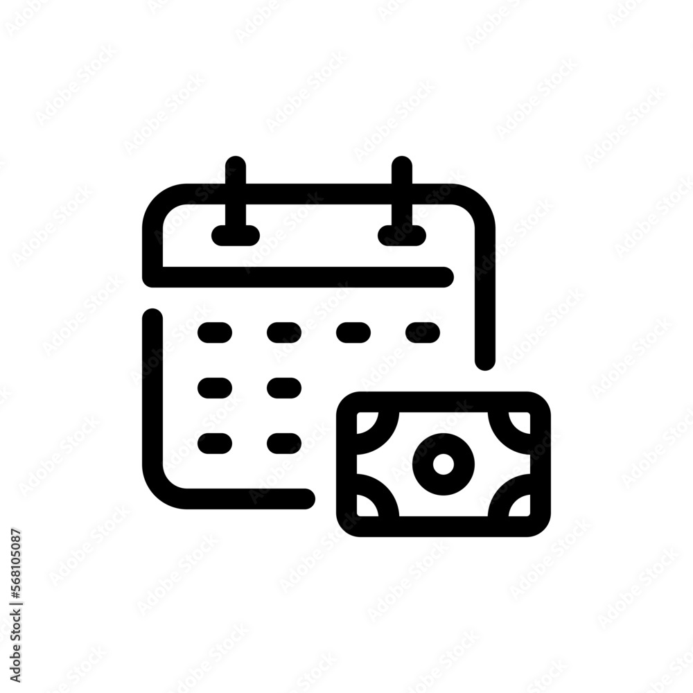 calendar line icon calendar line icon
