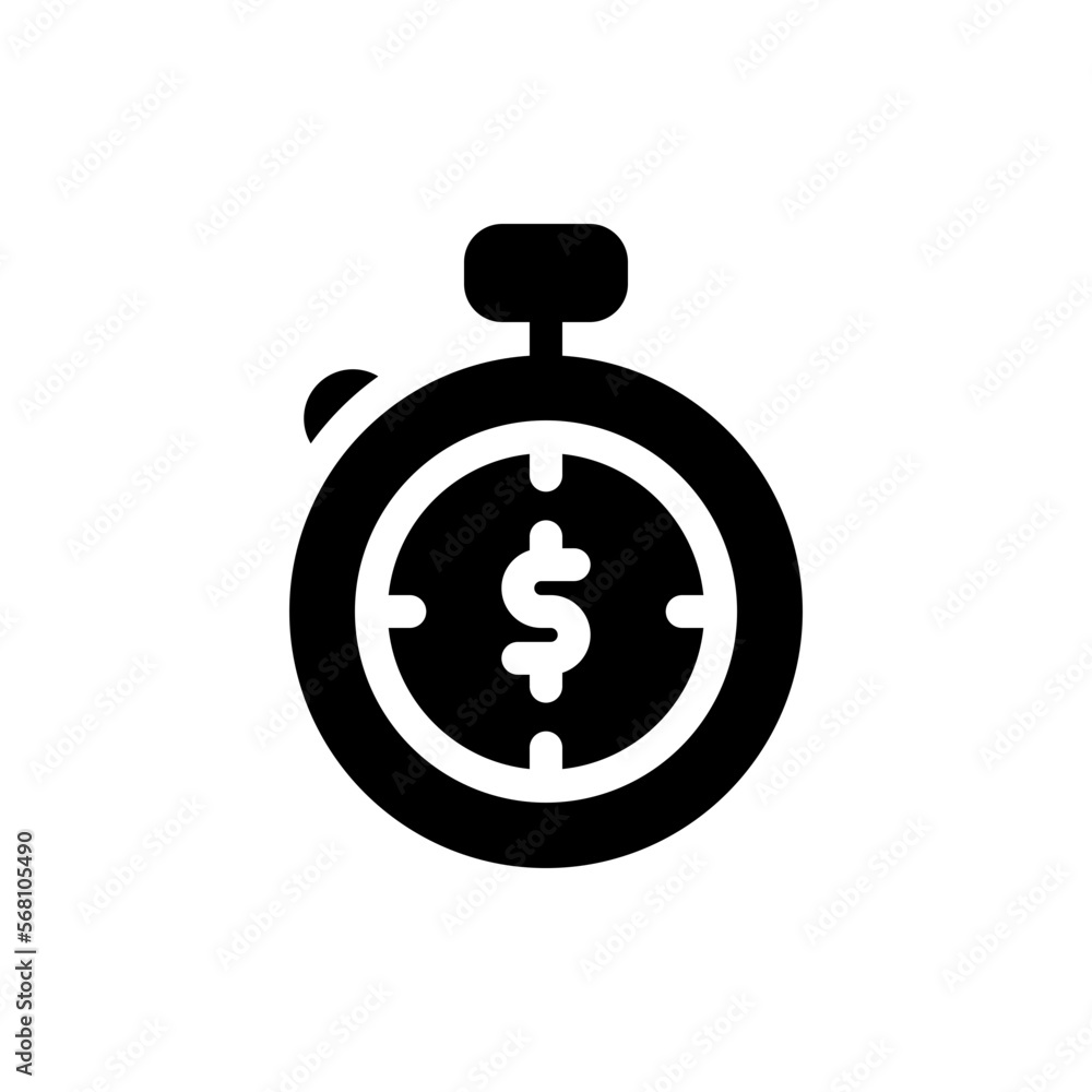 chronometer glyph icon chronometer glyph icon