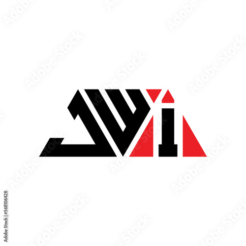 JWI triangle letter logo design with triangle shape. JWI triangle logo design monogram. JWI triangle vector logo template with red color. JWI triangular logo Simple, Elegant, and Luxurious Logo...
