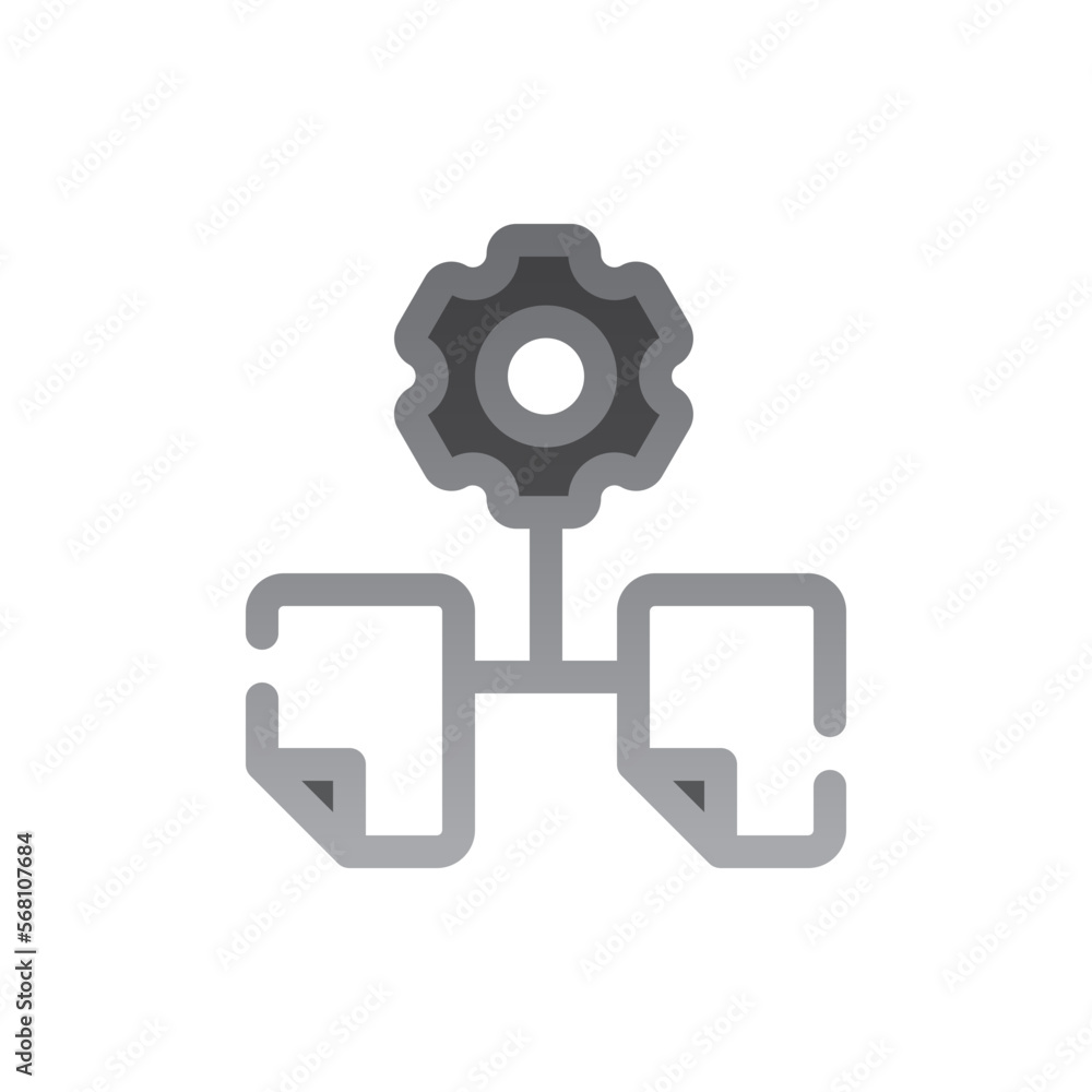 data two tone gradient icon data two tone gradient icon