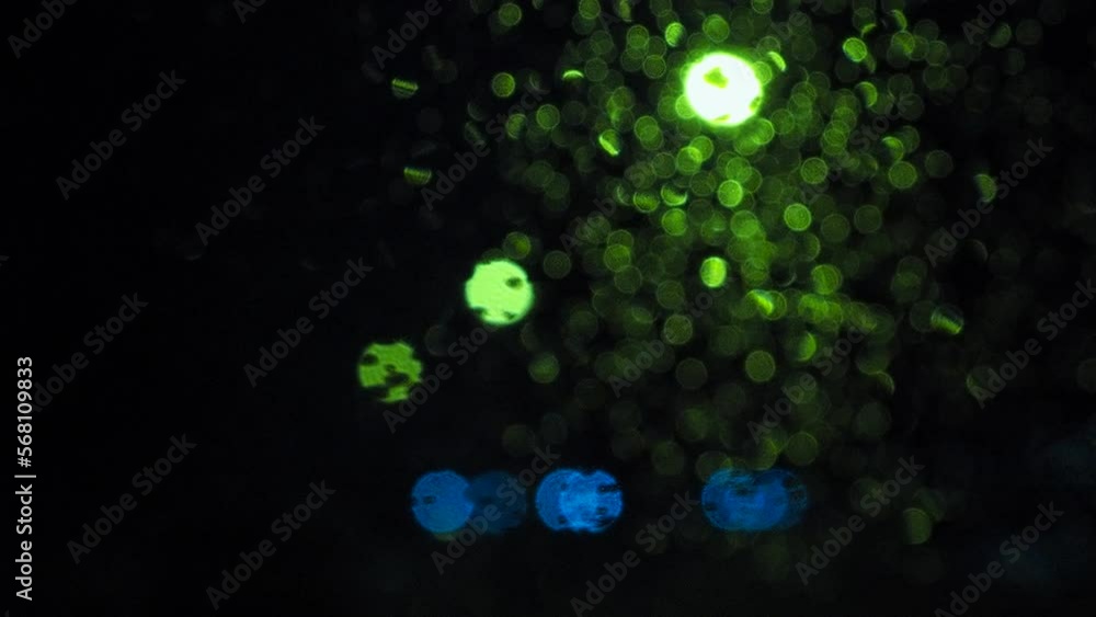 bokeh effect when blurring the background of street lights of the night city bokeh effect when blurring the background of street lights of the night city