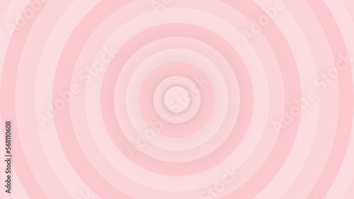 Vector illustration pink striped pattern 3d shape shell style Love abstract