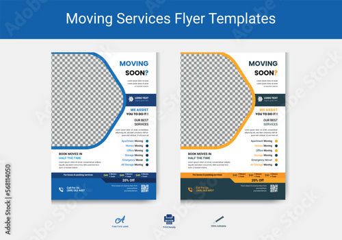 Moving Services Flyer Templates