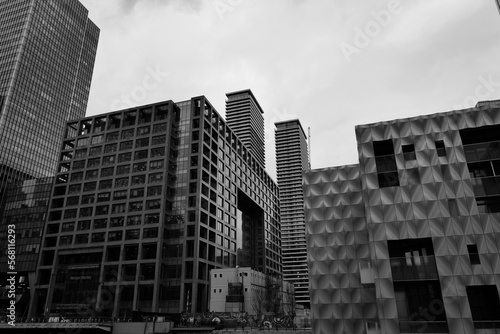 Black & White Architecture and Lifestyle in London - Canary Wharf - 