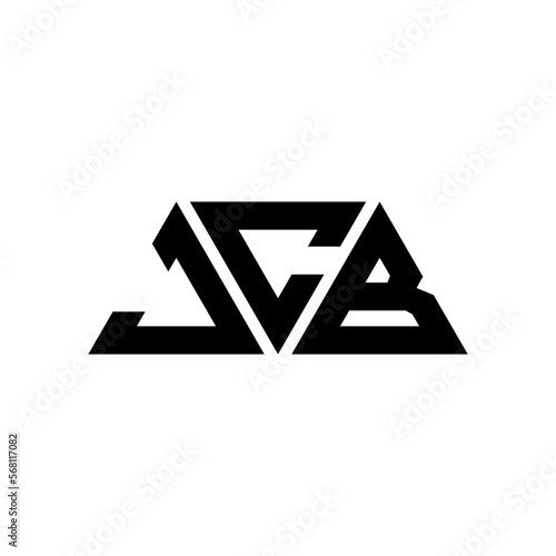 JCB triangle letter logo design with triangle shape. JCB triangle logo design monogram. JCB triangle vector logo template with red color. JCB triangular logo Simple, Elegant, and Luxurious Logo...