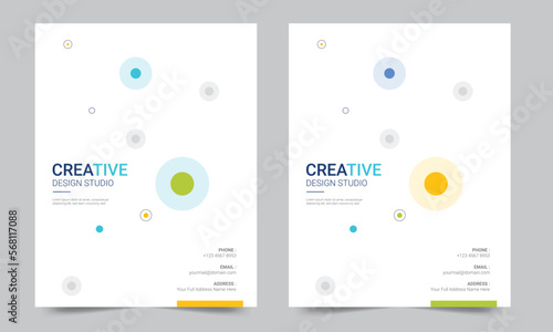 Cover design for annual report and business catalog, magazine, flyer or booklet. Brochure template layout. A4 cover vector EPS-10 