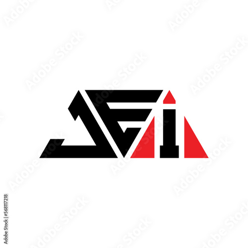 JEI triangle letter logo design with triangle shape. JEI triangle logo design monogram. JEI triangle vector logo template with JEd color. JEI triangular logo Simple, Elegant, and Luxurious Logo...
