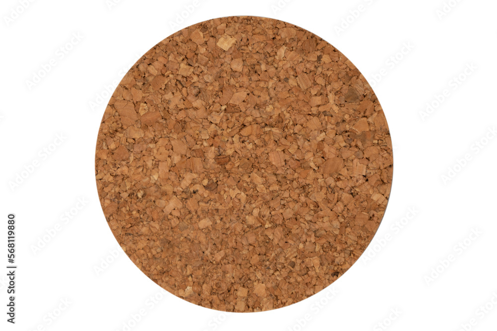 Coaster for a cup isolated on a white background. Coaster for a cup isolated on a white background.