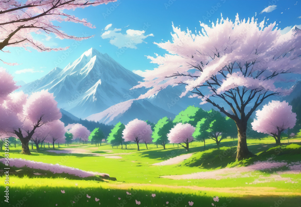 Fototapeta premium Cherry Blossom in New year