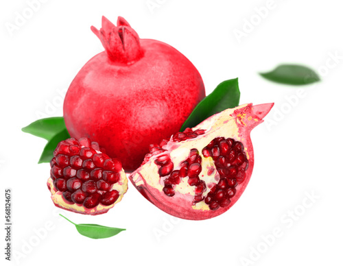 Pomegranates with Seeds