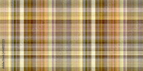 Tartan seamless border. Traditional gingham texture for natural trendy trim. 