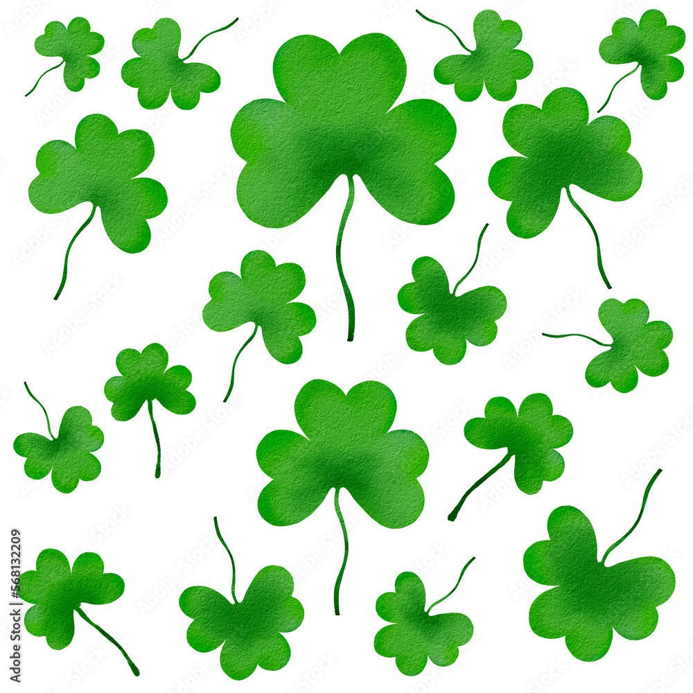 Shamrock pattern St patrick day Shamrock pattern St patrick day
