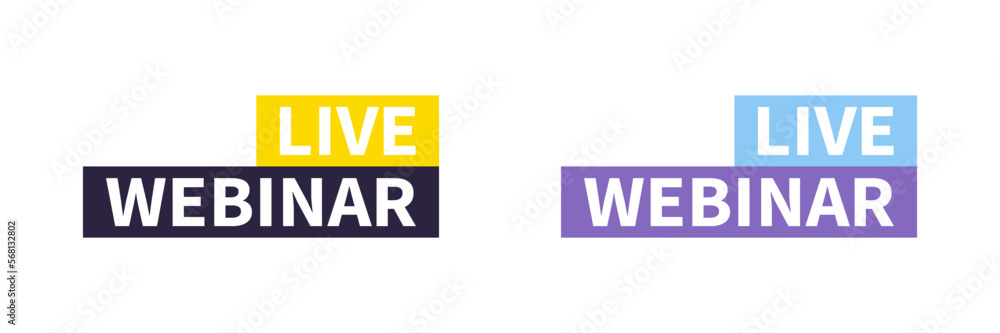 Live webinar. Online streaming. Clipart for designer Live webinar. Online streaming. Clipart for designer