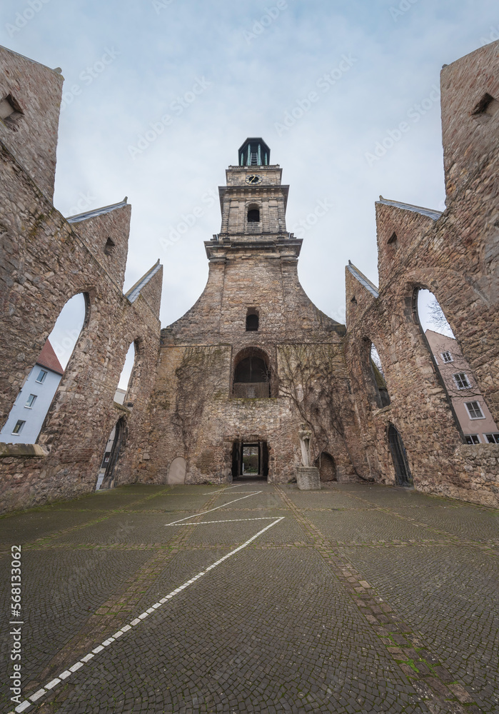 Aegidien Church (Aegidienkirche) war memorial Ruins - Hanover, Lower Saxony, Germany
