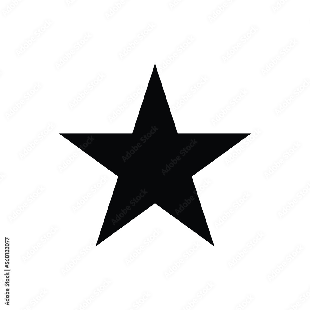 star icon vector design template in white background star icon vector design template in white background