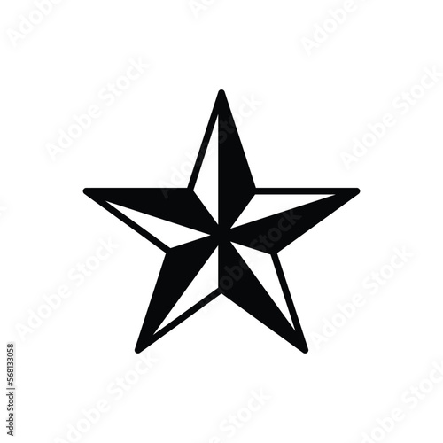 star icon vector design template in white background © sugeng rawuh