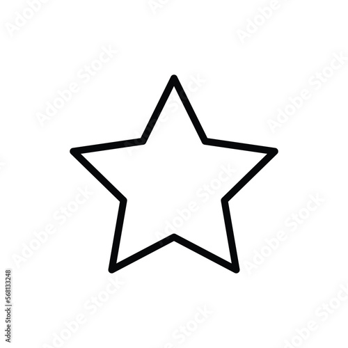 star icon vector design template in white background