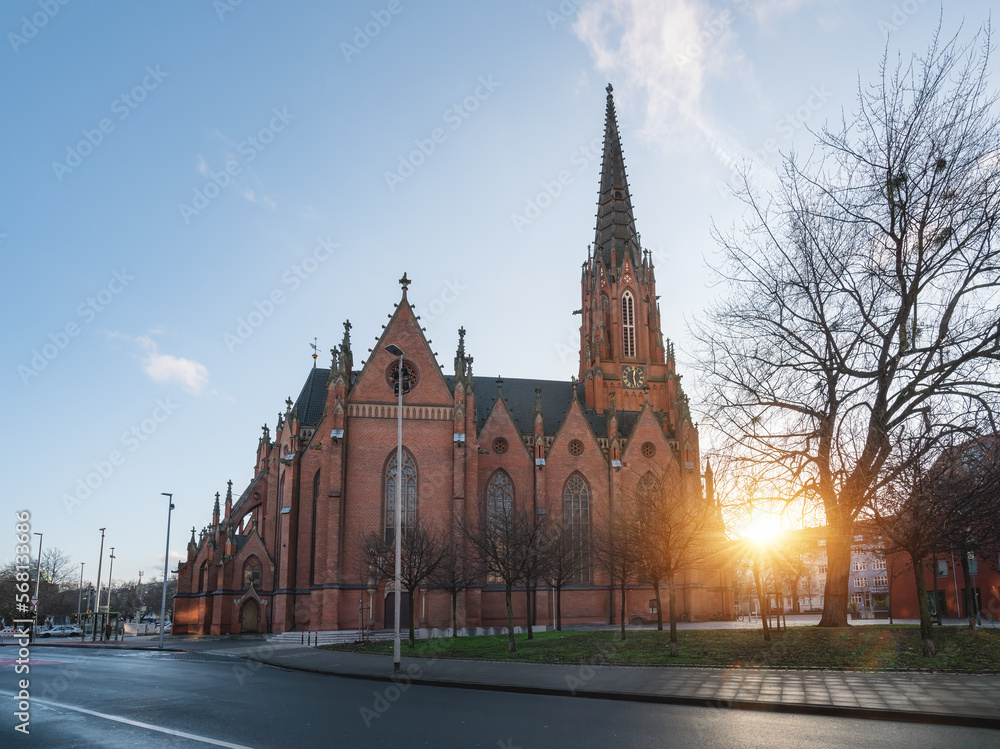 Fototapeta premium Christuskirche Church - Hanover, Lower Saxony, Germany