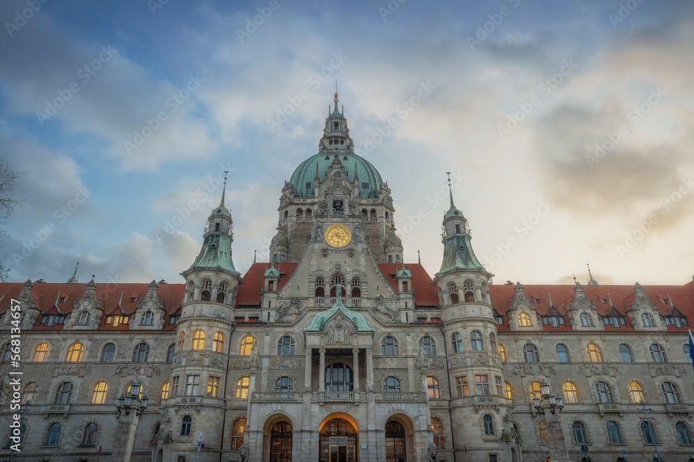 Hannover New Town Hall - Hanover, Germany