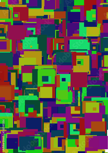 abstract background with squares