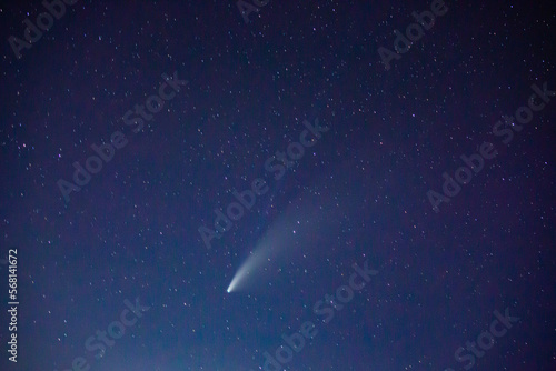 Comet Neowise as seen from west of San Antonio Texas.
