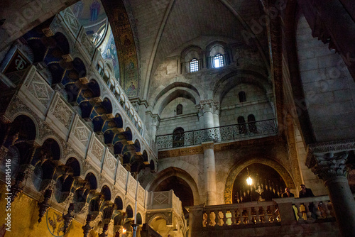 The holy tomb of Jesus in Jerusalem. photo