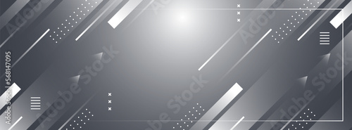 banner background. full color, gradations of white and gray eps 10