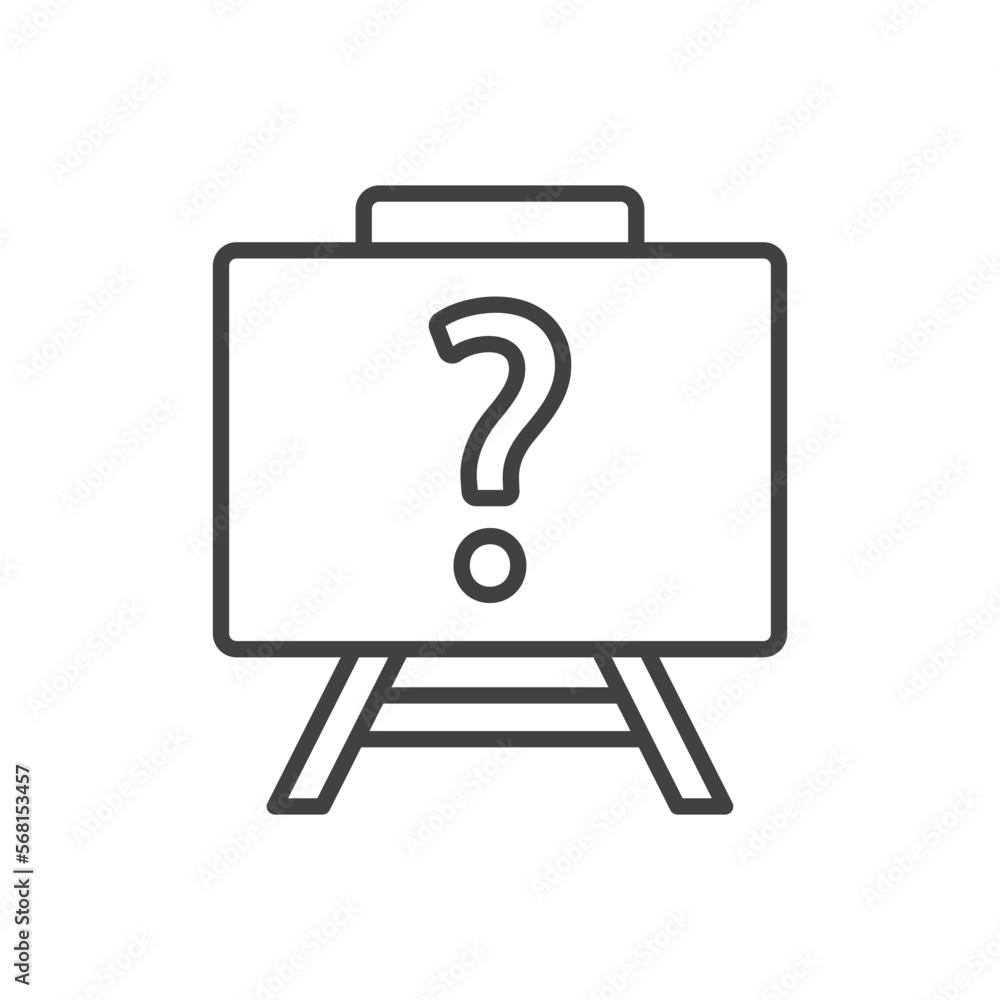 Question Board Icon Question Board Icon